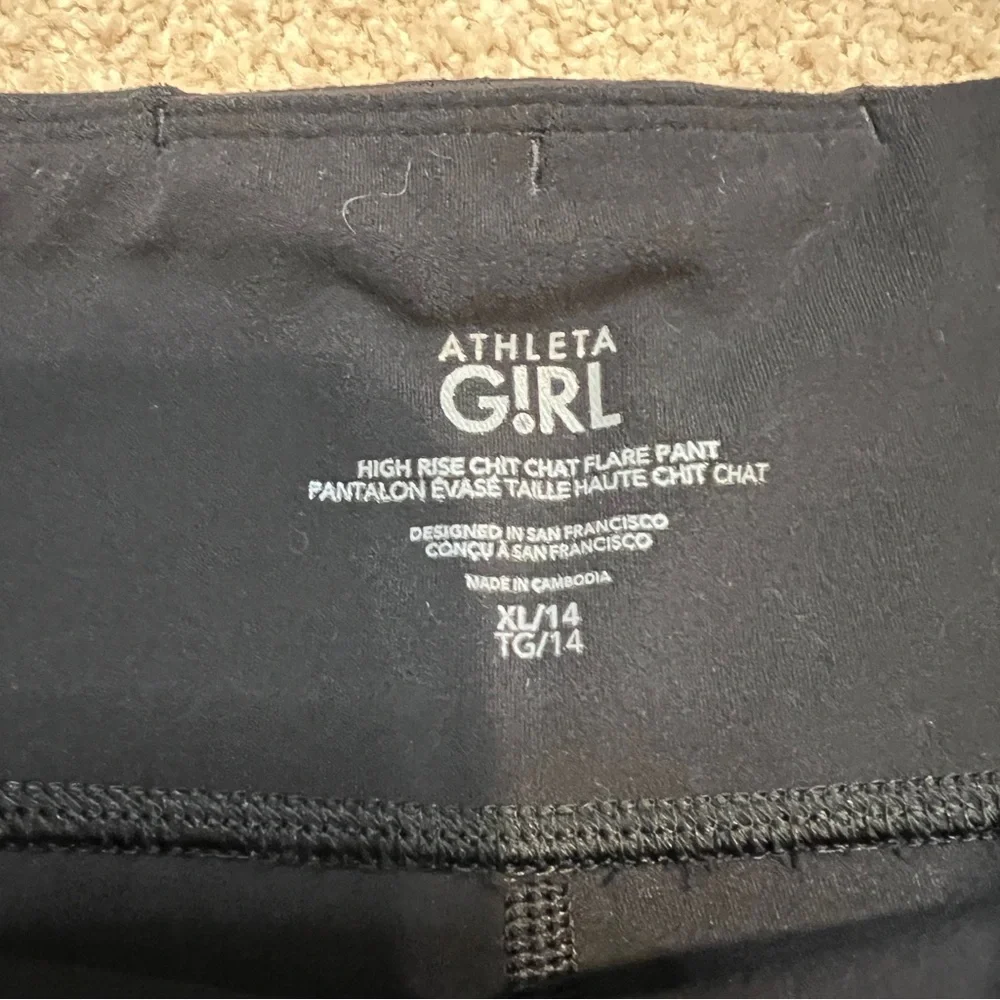 Athleta Girl High Rise Chit Chat Flare Pants Size XL (14)